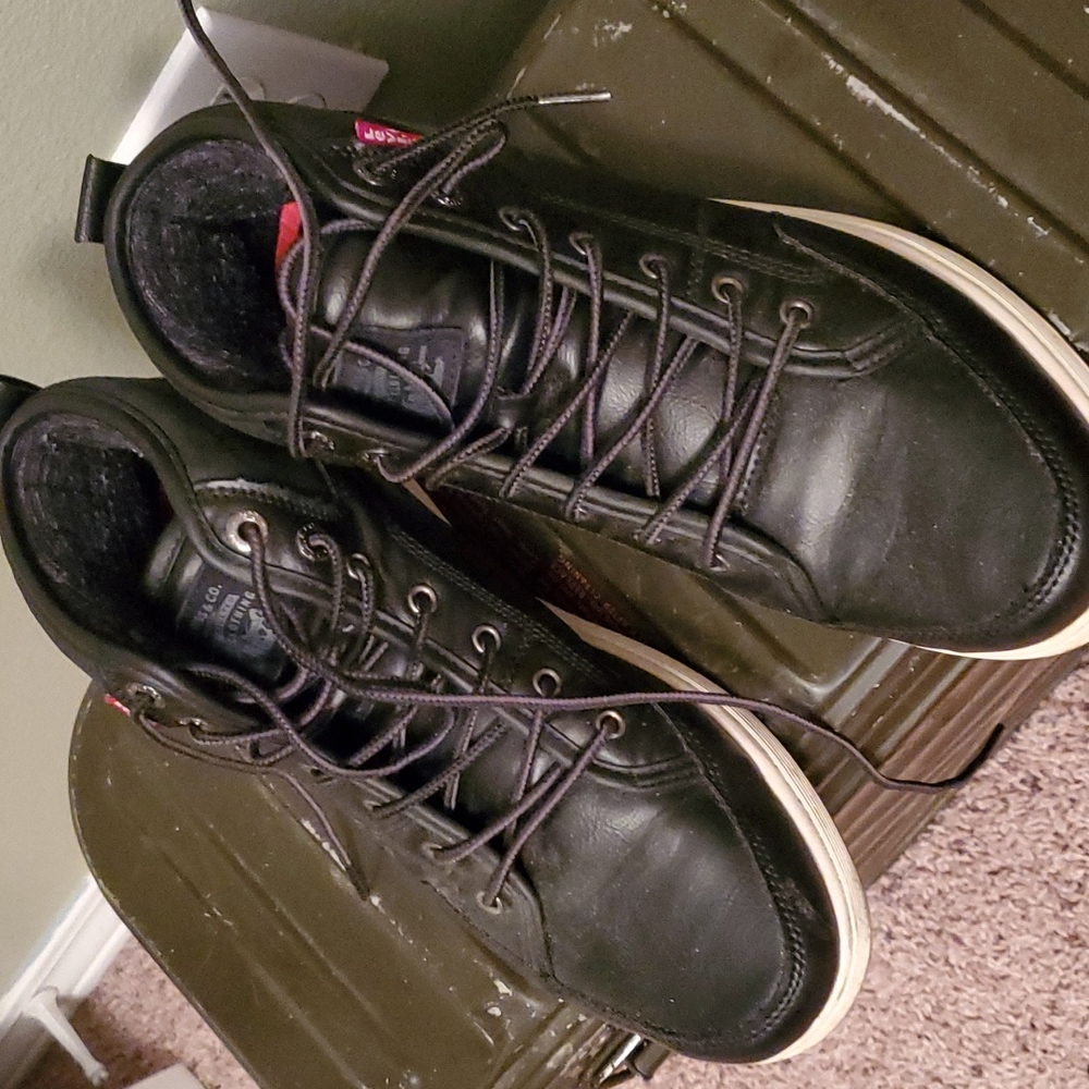 Men's Levi Black Ankle High Boots